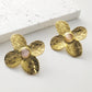 Retro Flower Earrings [304 Stainless Steel,18K Gold Plated]