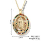 Vintage StyleVirgin Mary Pendant Necklace [304 Stainless Steel,Copper]