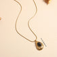 Vintage Style Pendant Necklace [304 Stainless Steel 18K Gold Plated]