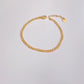 Thin Chain Bracelet [304 Stainless Steel,16K Gold Plated]