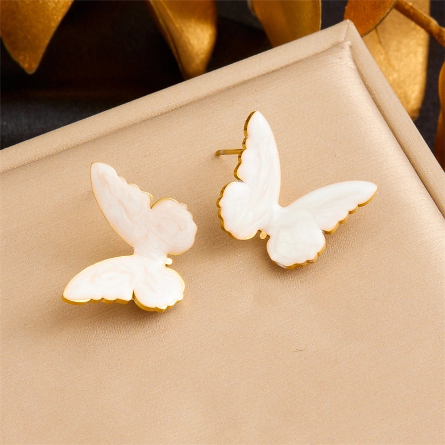 Vintage Commute Butterfly Earrings [304 Stainless Steel]