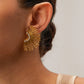 Retro Wing Earrings [304 Stainless Steel,18K Gold Plated]