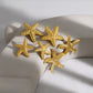 Starfish Earrings [304 Stainless Steel,18K Gold Plated]