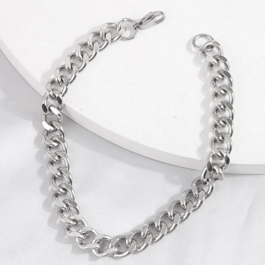 Hip-Hop Geometric Chain Bracelet [304 Stainless Steel]