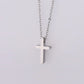 Cross Necklace [304 Stainless Steel,18K Gold Plated]