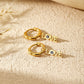 Glam Love Earrings [304 Stainless Steel,18K Gold Plated]