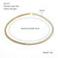 Rhinestones Chain Bracelet/Necklace [304 Stainless Steel, 18K Gold Plated]