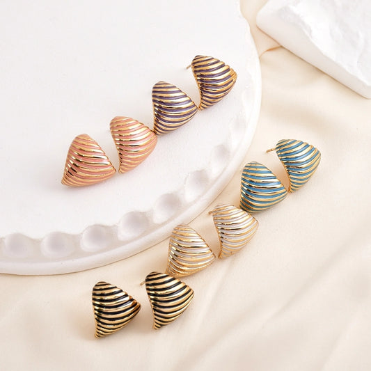 Triangle Pastel Earrings [304 Stainless Steel]