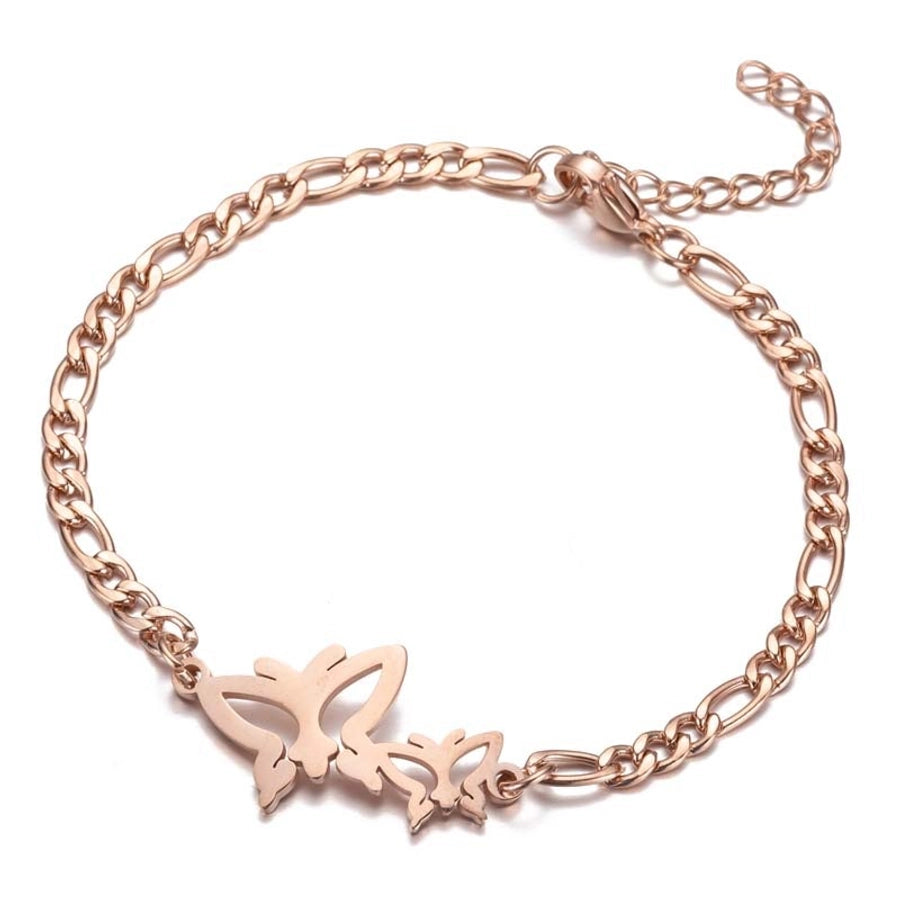 Butterfly/snowflake Bracelets [Stainless Steel]